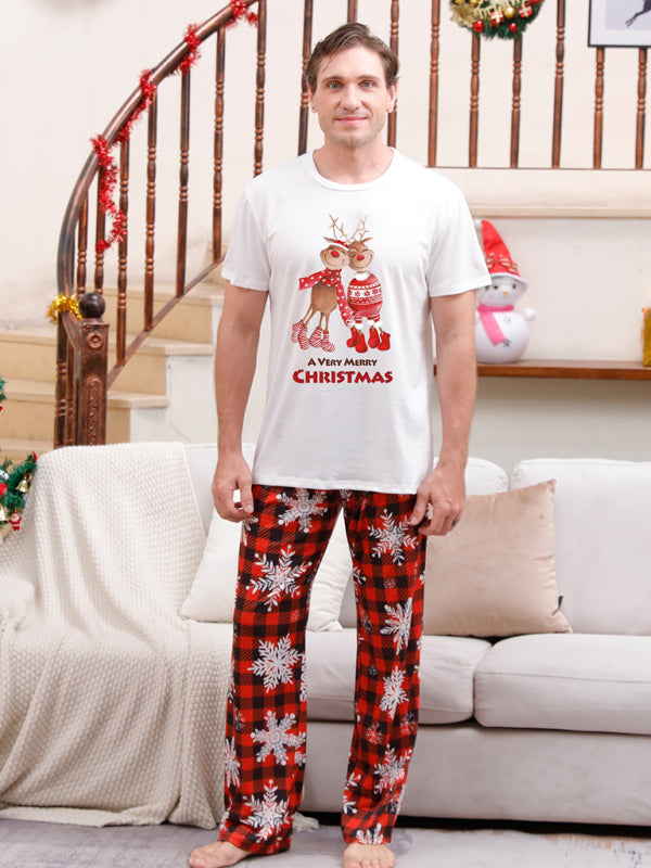 Family Pajamas Set- Rudolph's Reindeer Christmas Pajamas Family Set- - IndioGear.com