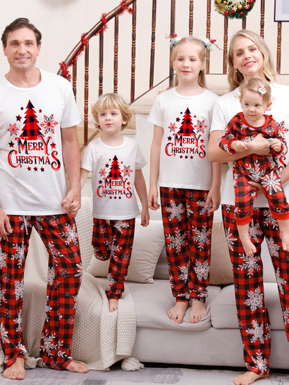 Family Pajamas Set- Rudolph's Reindeer Christmas Pajamas Family Set- Pattern1- IndioGear.com