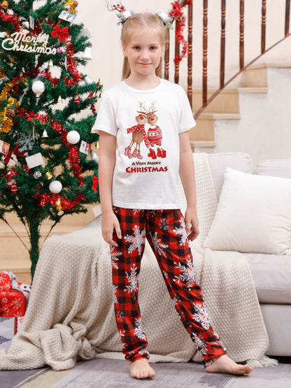 Family Pajamas Set- Rudolph's Reindeer Christmas Pajamas Family Set- - IndioGear.com