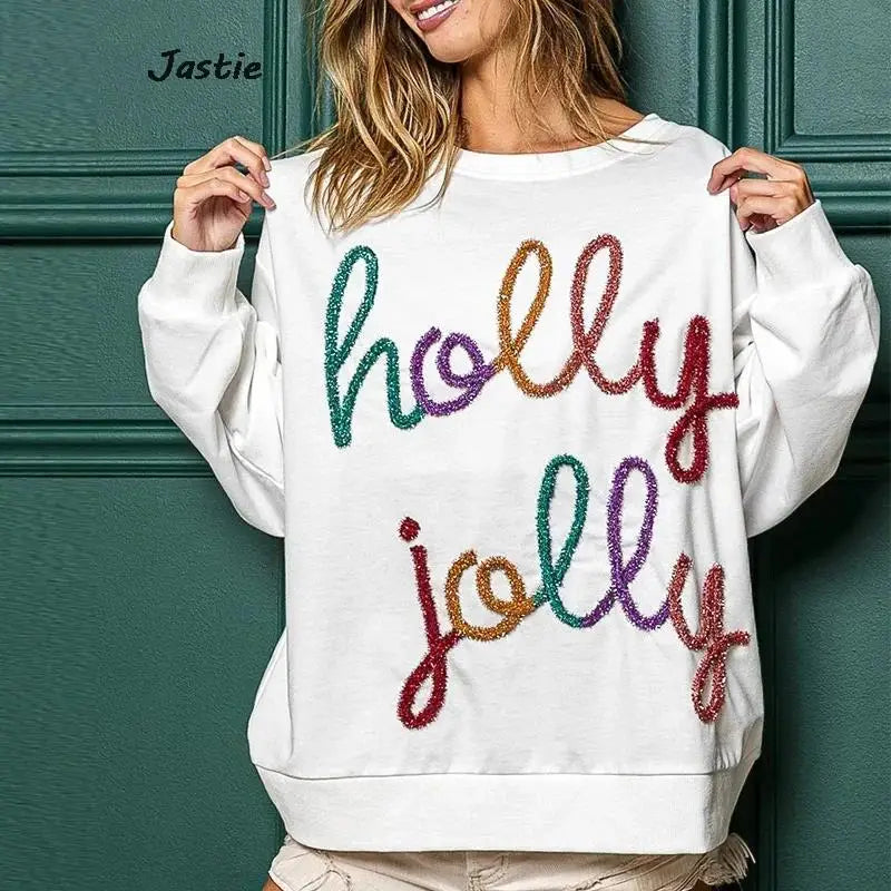 Festive Pullover Sweaters - Festive Charm Holiday Pullover Sweater