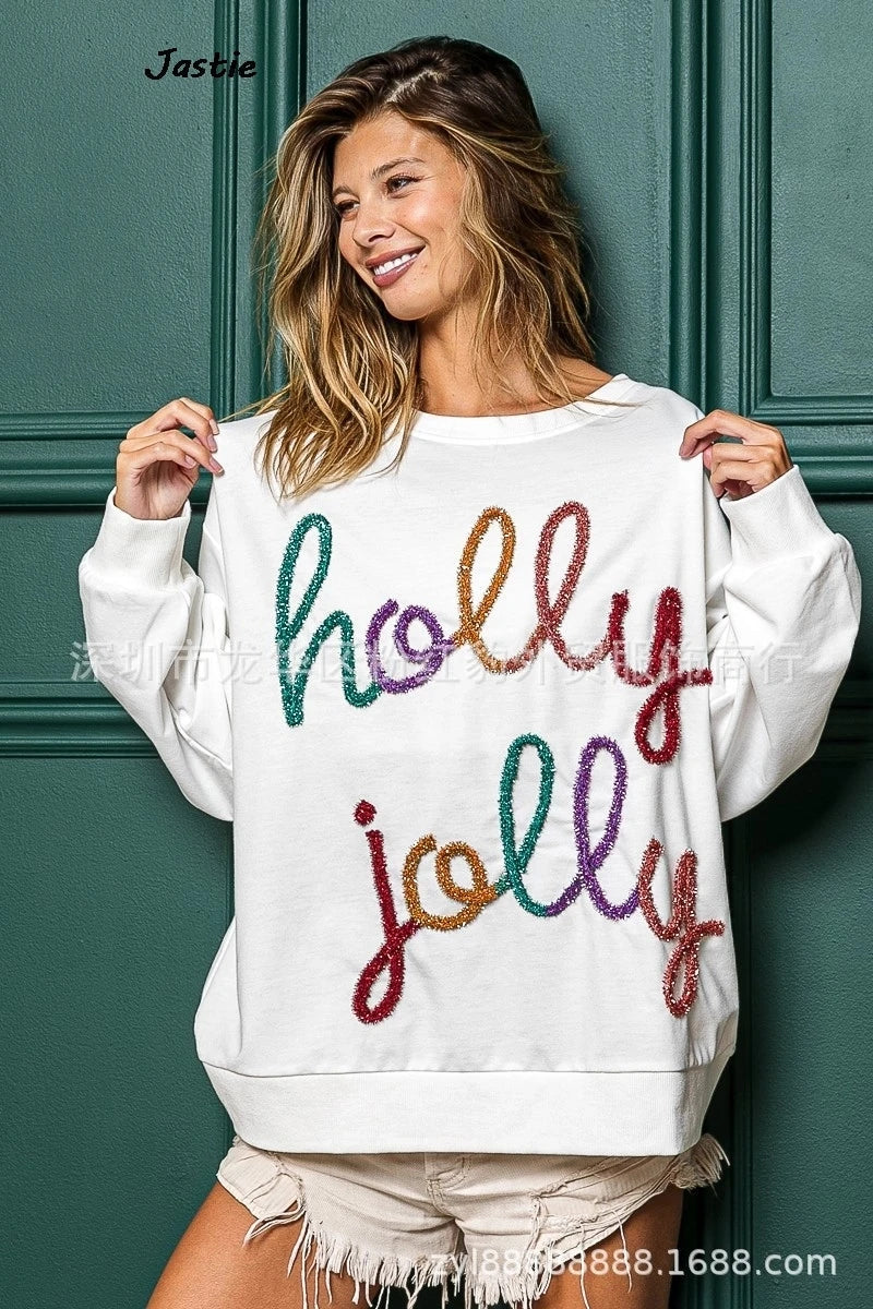 Festive Pullover Sweaters - Festive Charm Holiday Pullover Sweater