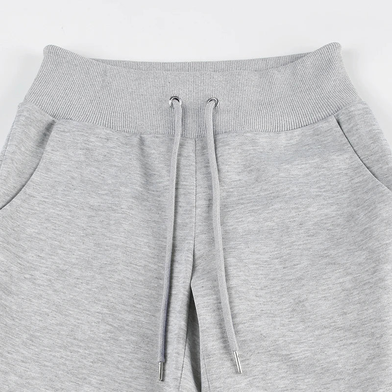 Flared Leggings - Flared Lounge Pants Wide Waistband Joggers