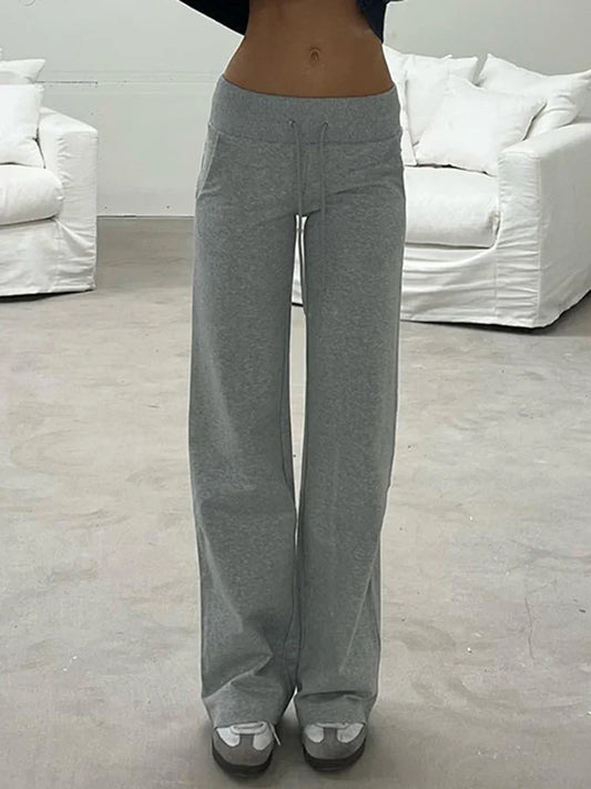 Flared Leggings - Flared Lounge Pants Wide Waistband Joggers