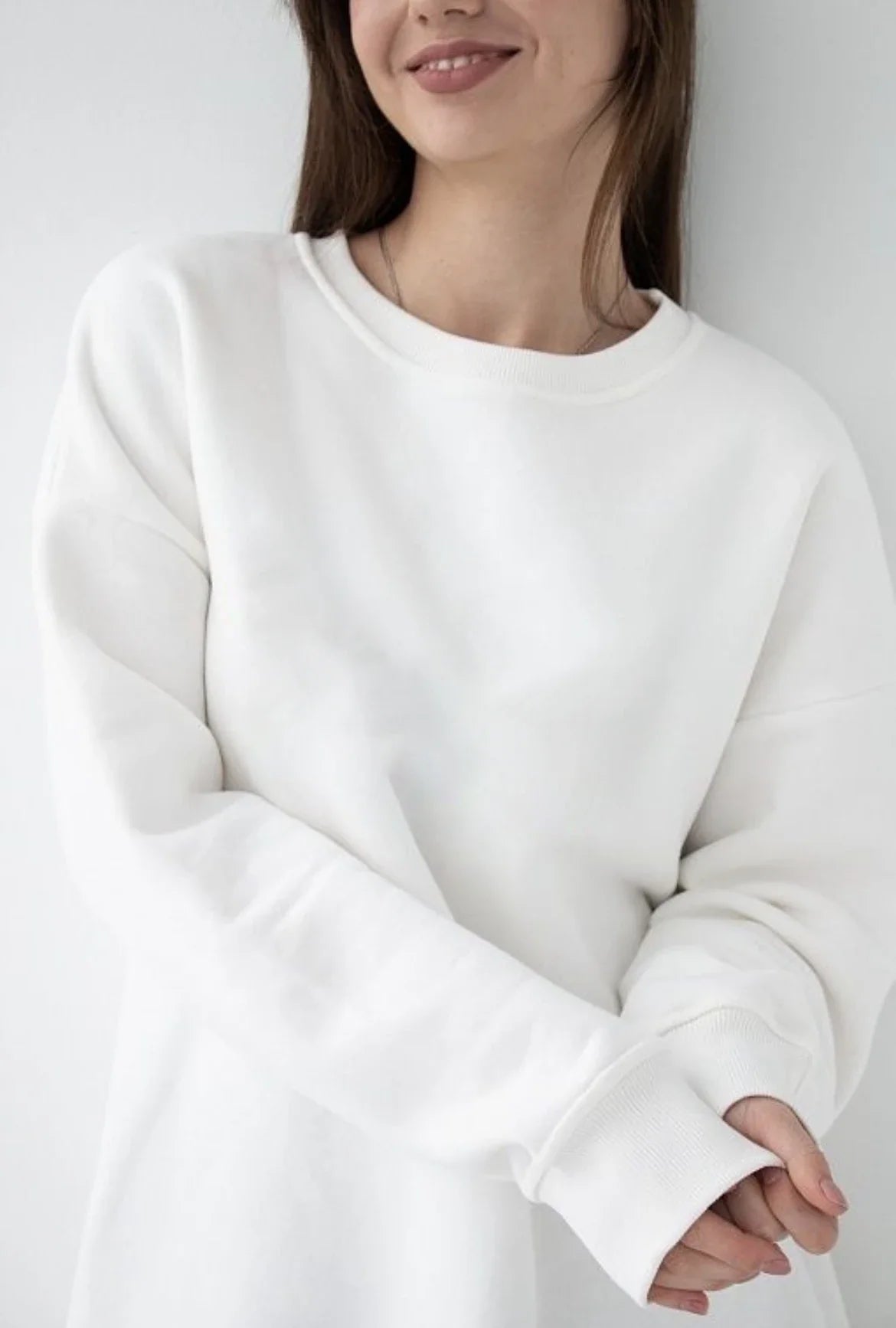 Fleece Sweatshirts- Warmth in Style: Solid Fleece Pullover- - IndioGear.com