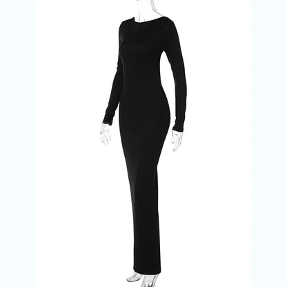 Gala Dresses- Elegant Maxi Dress for Gala Evenings - Alluring Design- - IndioGear Women Clothing