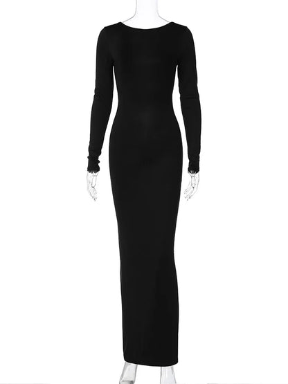 Gala Dresses- Elegant Maxi Dress for Gala Evenings - Alluring Design- - IndioGear Women Clothing