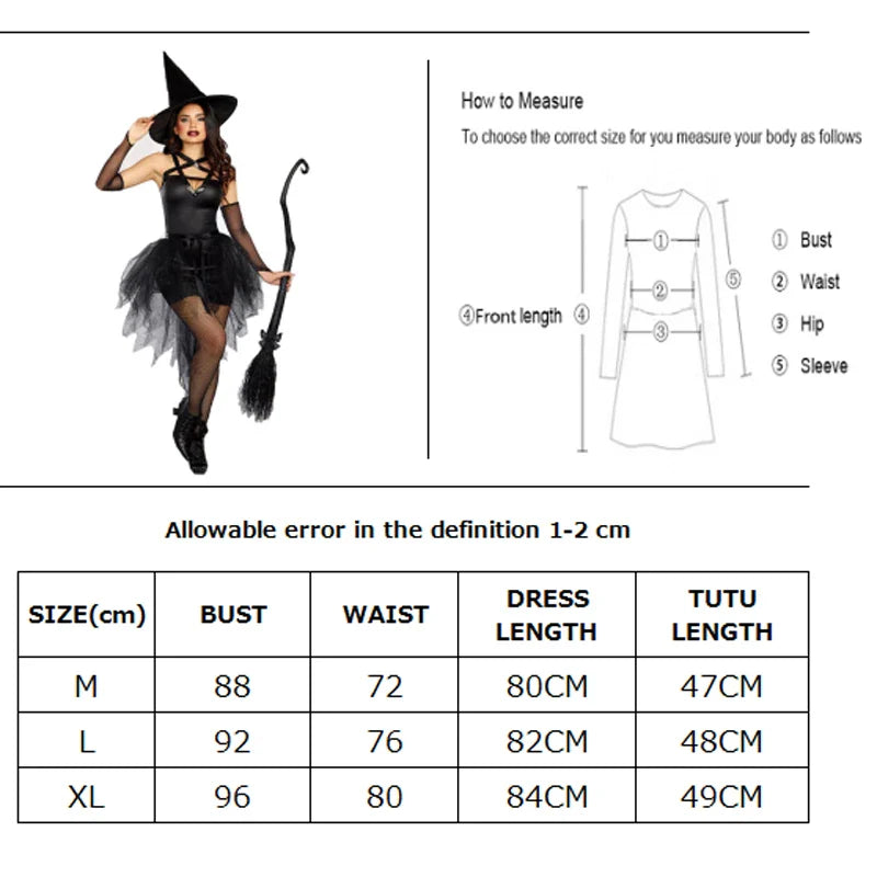 Halloween Costumes- Bewitching Halloween Witch Costume for Halloween & Cosplay Events- - IndioGear.com