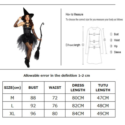 Halloween Costumes- Bewitching Halloween Witch Costume for Halloween & Cosplay Events- - IndioGear.com