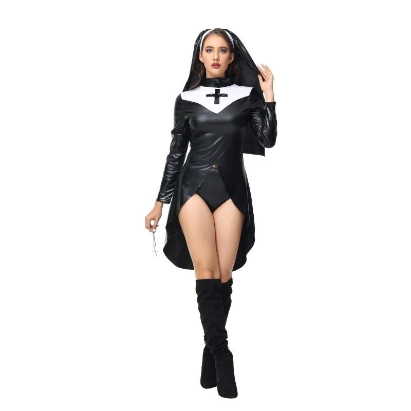 Halloween Costumes- Daring Nun Costume – Perfect for Halloween- - IndioGear.com