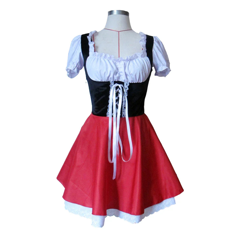 Halloween Fairy Tale Red Riding Hood Dress Costume for Women