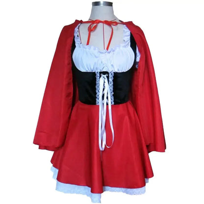 Halloween Märchen Rotkäppchen Kostüm für Damen