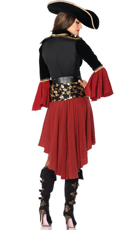 Halloween Costumes- Pirate Queen Deluxe Costume for Halloween- - IndioGear.com