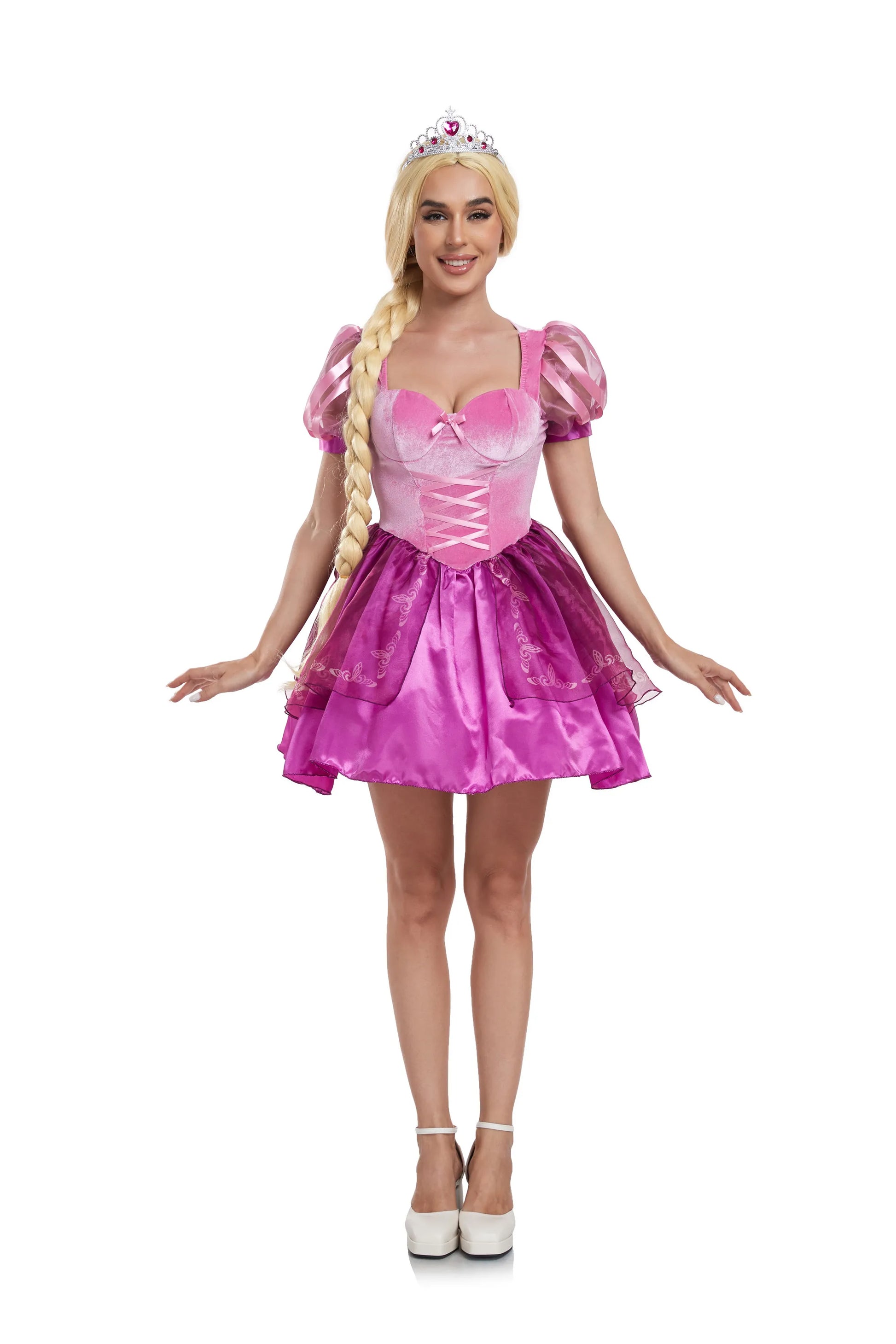 Halloween Costumes- Rapunzel-Inspired Princess Costume Become a Storybook- Purple- IndioGear.com