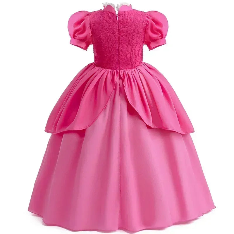 Royal Princess Peach Super Mario Costume for Kids - Little One's Fairy Tale