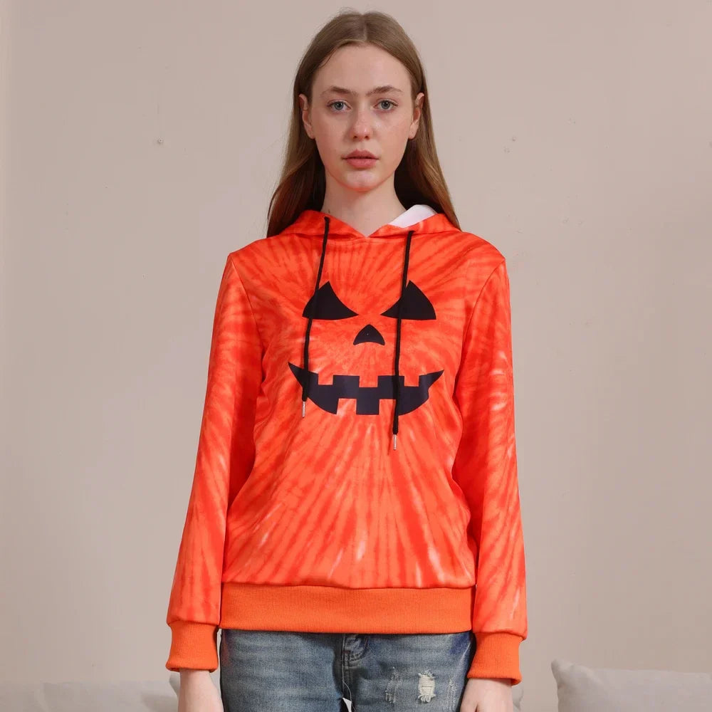 Jack-o'-Lantern Jubilee Pumpkin Family Hoodies for Halloween