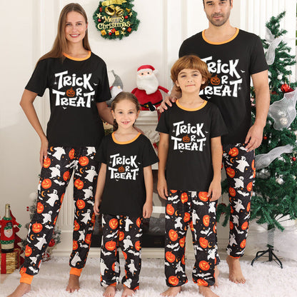 Halloween Pajamas- BOO-tiful Family Matching Halloween Pajamas 🎃👻- Black- IndioGear.com