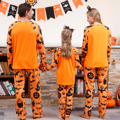 Festive Fall Spooky Season Pajamas for the Whole Family