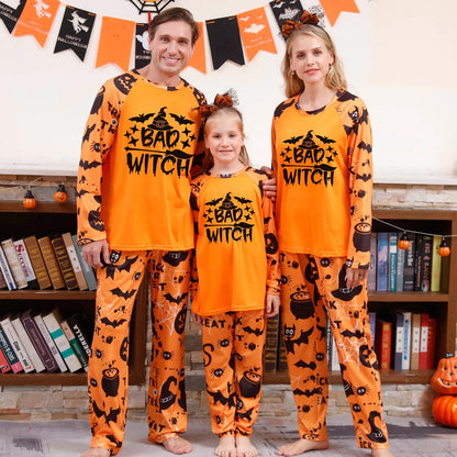 Festive Fall Spooky Season Pajamas for the Whole Family