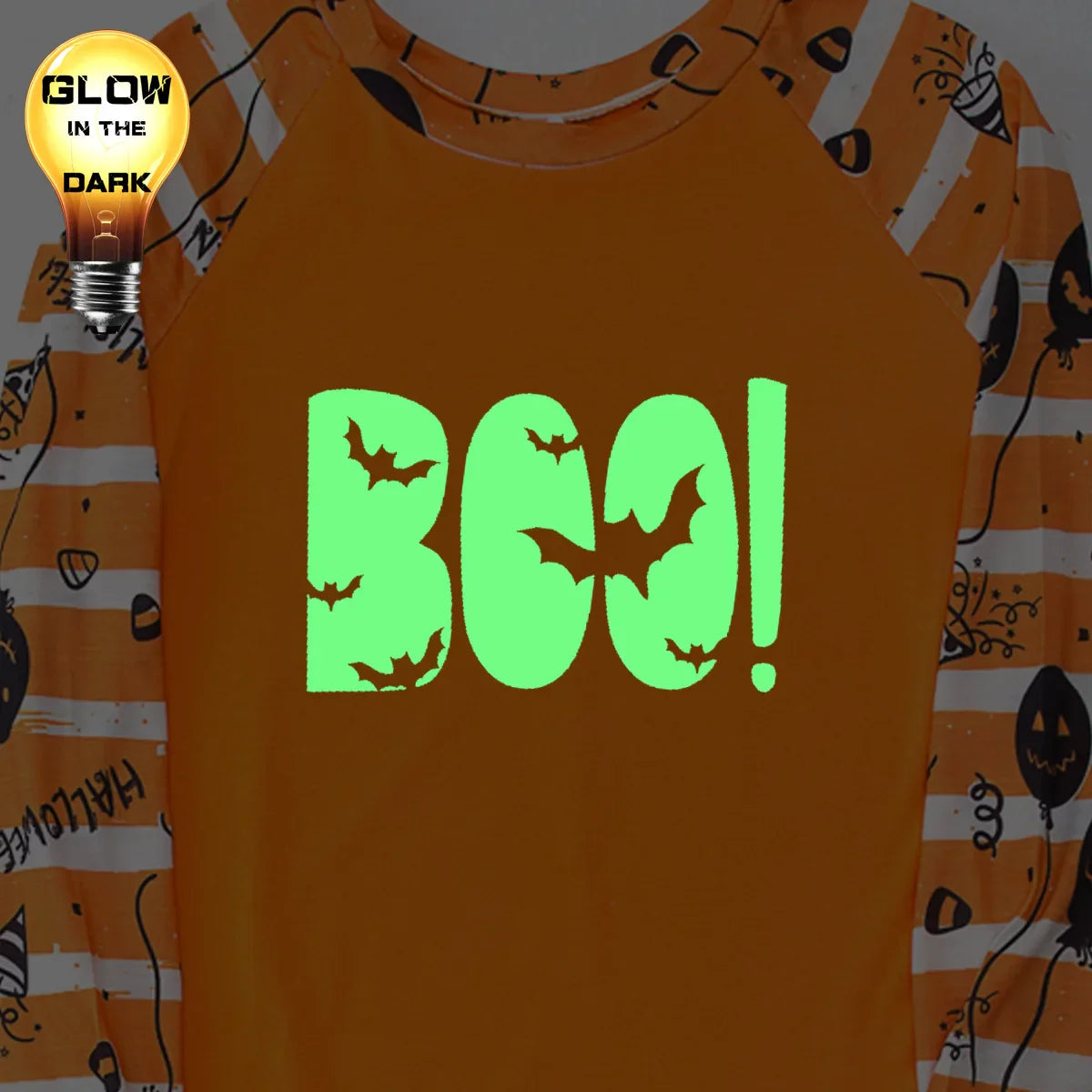 Glow-in-the-Dark Boo! Halloween Family Pajamas