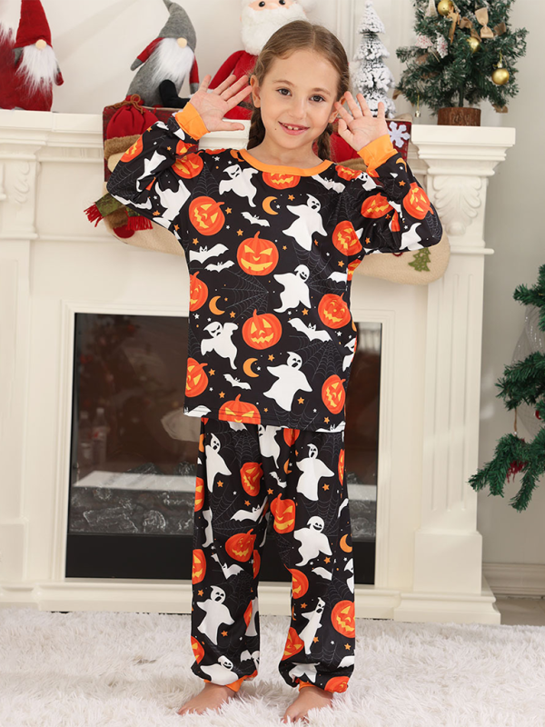 Halloween Pajamas- Halloween Family PJs – Ghost & Pumpkin Pajamas 🎃👻- - IndioGear.com