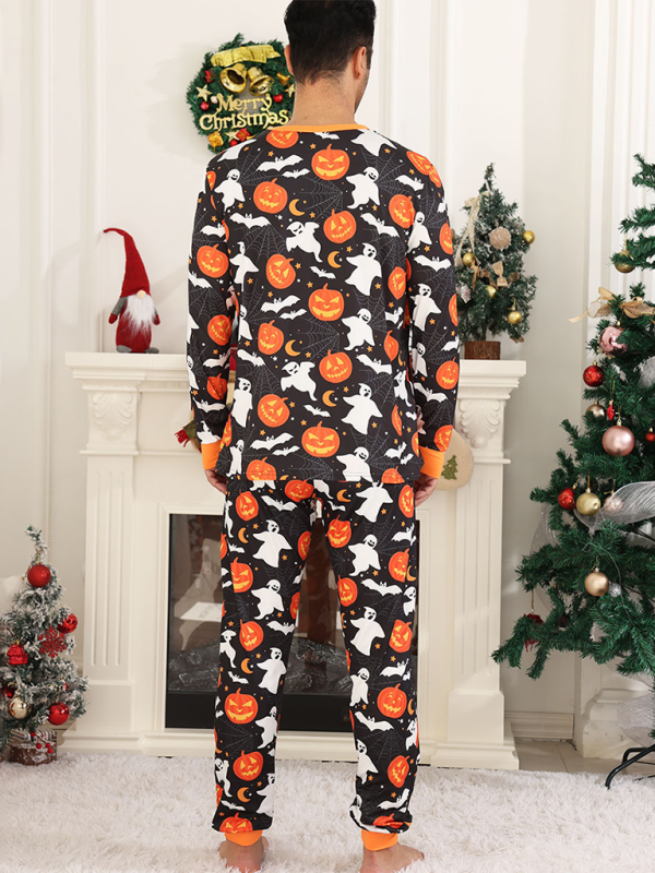 Halloween Pajamas- Halloween Family PJs – Ghost & Pumpkin Pajamas 🎃👻- - IndioGear.com