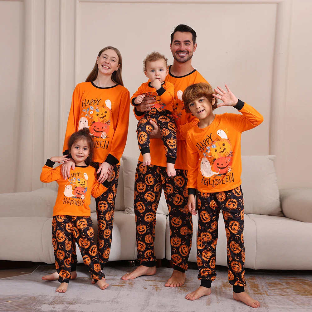 Happy Haunts Family Pajamas for Halloween Fun