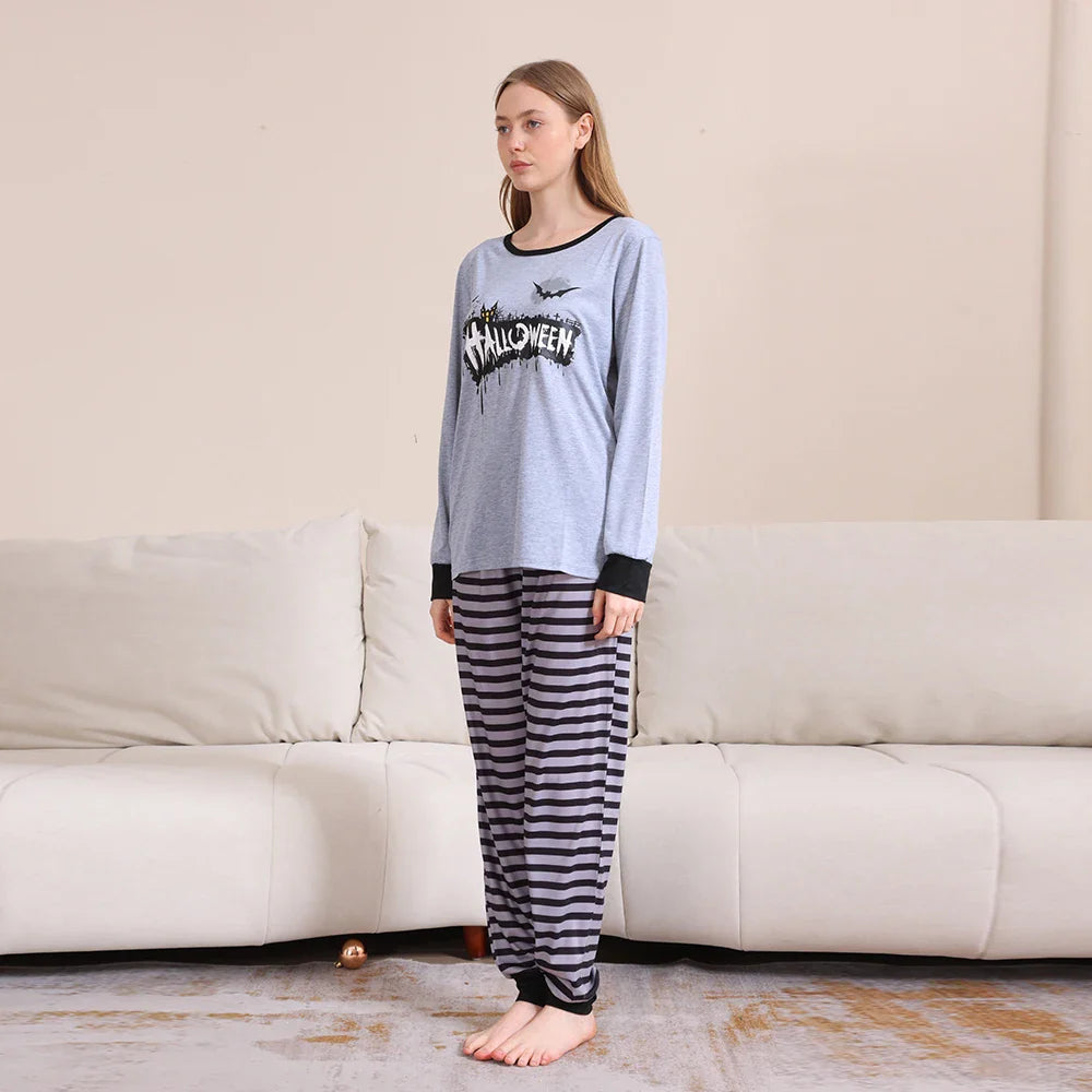 Haunted House Hangout Family Pajama Sets for Halloween