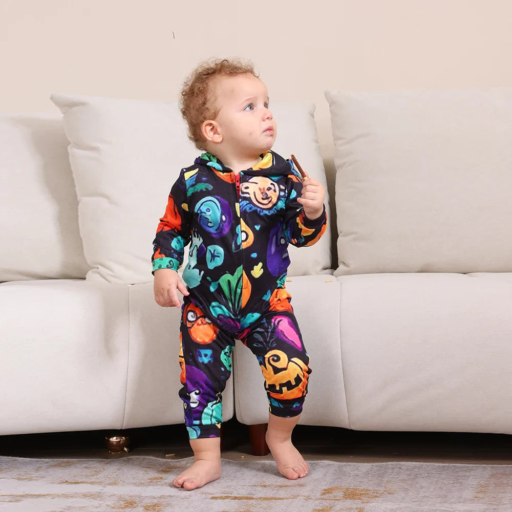 Monster Mash Pajamas Spooky Squad for Family Halloween