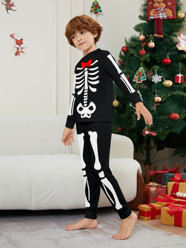 Halloween Pajamas- Spooky Family Matching Skeleton Pajamas for Halloween- - IndioGear.com