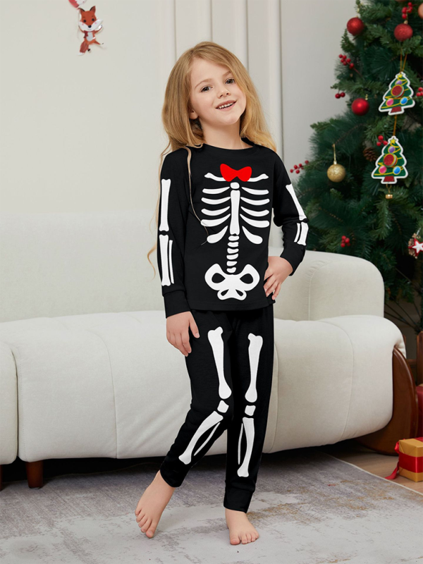 Halloween Pajamas- Spooky Family Matching Skeleton Pajamas for Halloween- - IndioGear.com