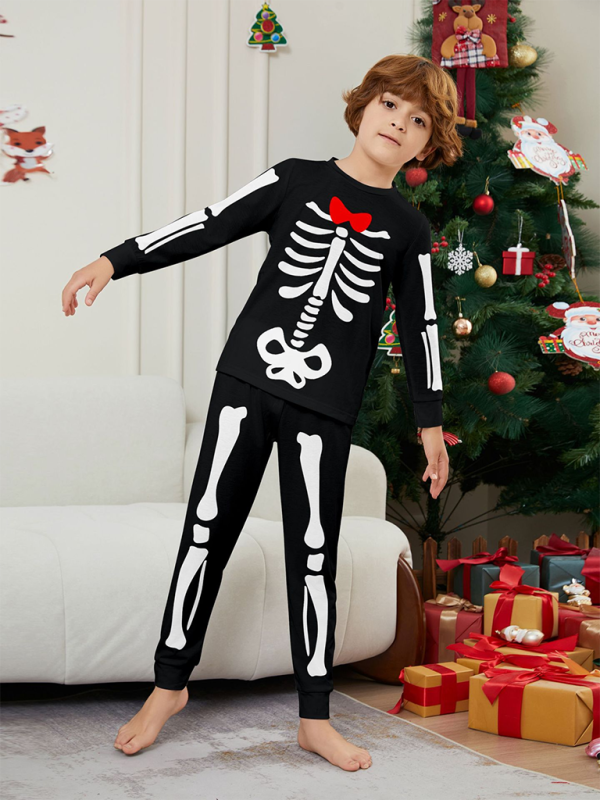 Halloween Pajamas- Spooky Family Matching Skeleton Pajamas for Halloween- - IndioGear.com