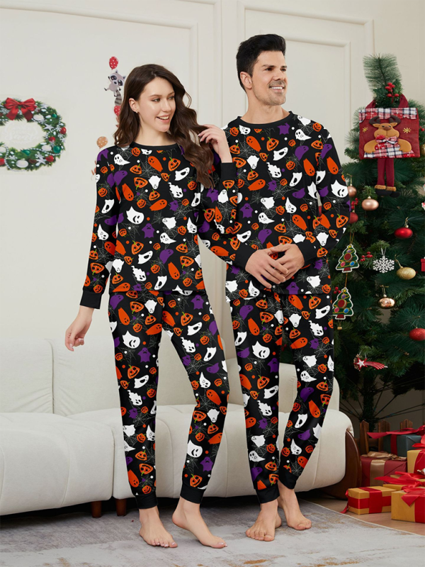 Halloween Pajamas- Spooky Ghosts Family Halloween Pajamas- - IndioGear.com