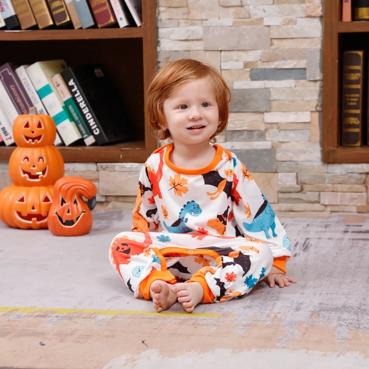 Pyjama familial Trick or Treat pour s'amuser à Halloween