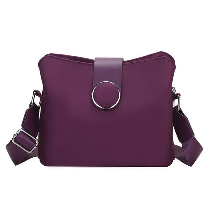 HandBags- Everyday Elegance Waterproof Tote- Purple- IndioGear Women Clothing