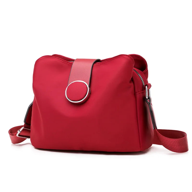 HandBags- Everyday Elegance Waterproof Tote- Red- IndioGear Women Clothing