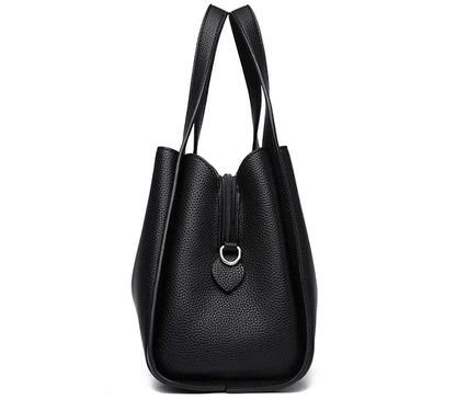 HandBags- Faux Soft Leather Top-handle Bags- - IndioGear.com