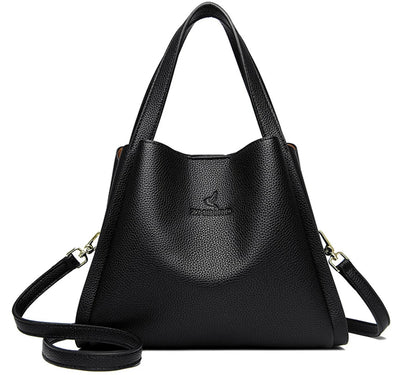 HandBags- Faux Soft Leather Top-handle Bags- - IndioGear.com