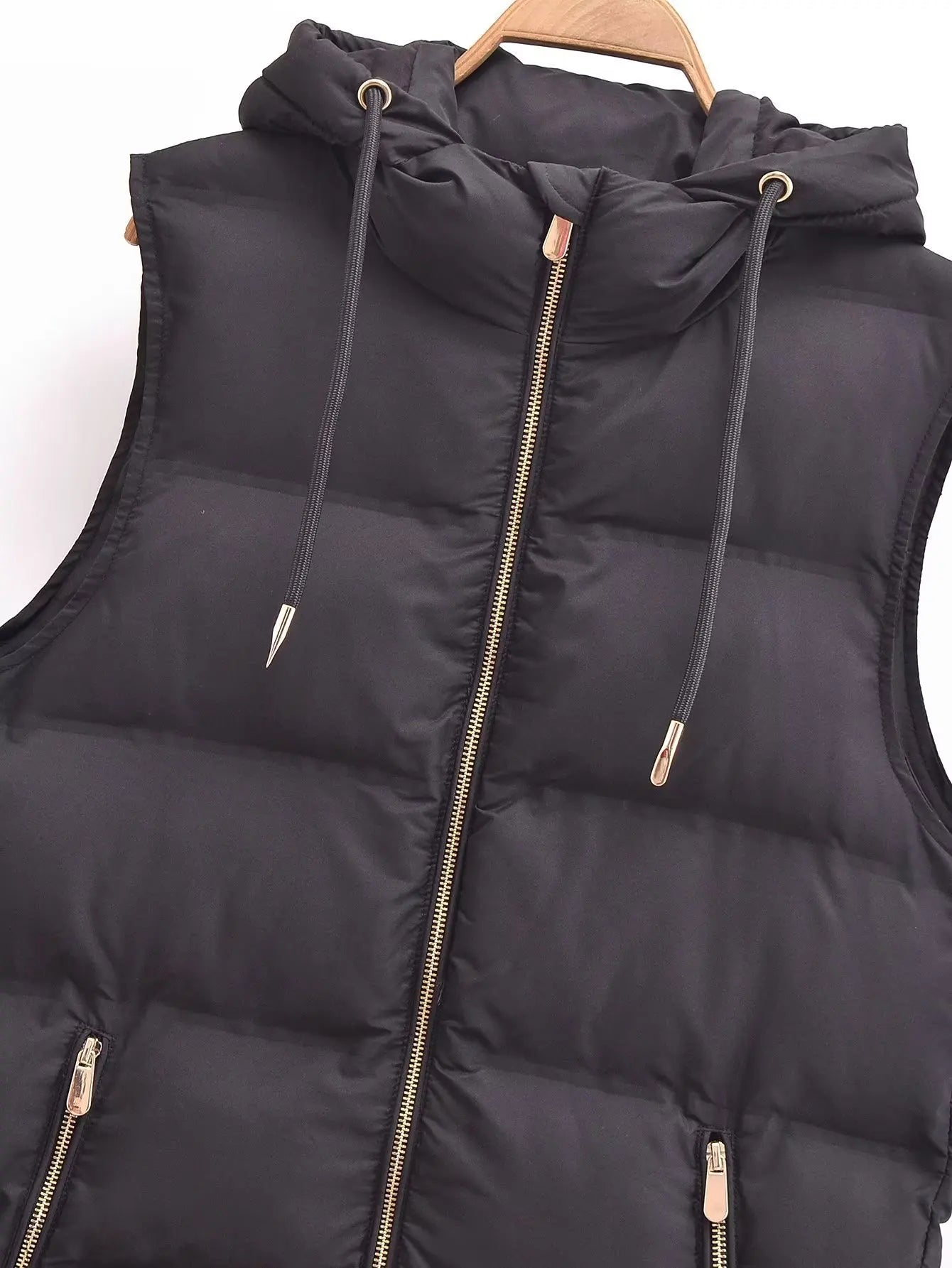 Hooded Vest- Cozy Hooded Puffer Vest for Chilly Days- - IndioGear.com