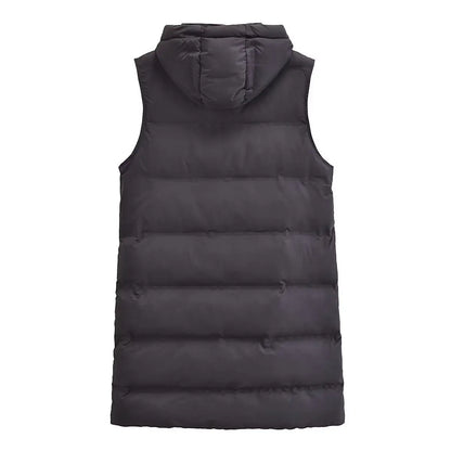 Hooded Vest- Cozy Hooded Puffer Vest for Chilly Days- - IndioGear.com