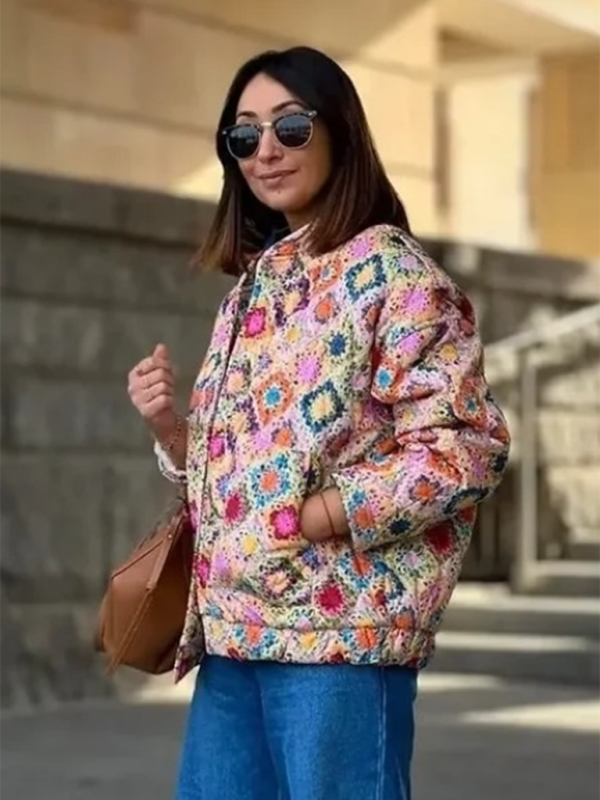 Jackets- Eclectic Snap-Up Jacket - Stand Out This Winter- - IndioGear.com