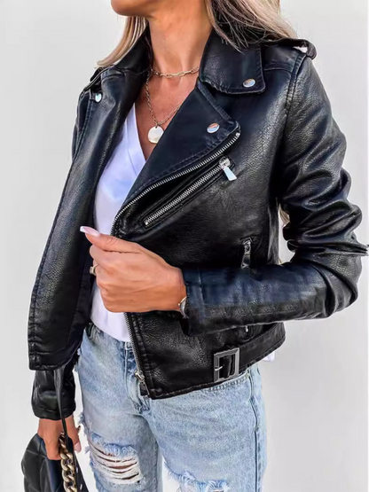 Jackets- Urban Rider Leather Look Jacket- - IndioGear.com