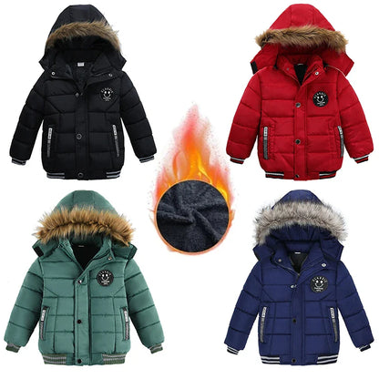 Kids Coats- Winter Hooded Puffer Coat - Kids' Parka Jacket- - IndioGear Women Clothing