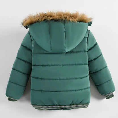 Kids Coats- Winter Hooded Puffer Coat - Kids' Parka Jacket- - IndioGear Women Clothing