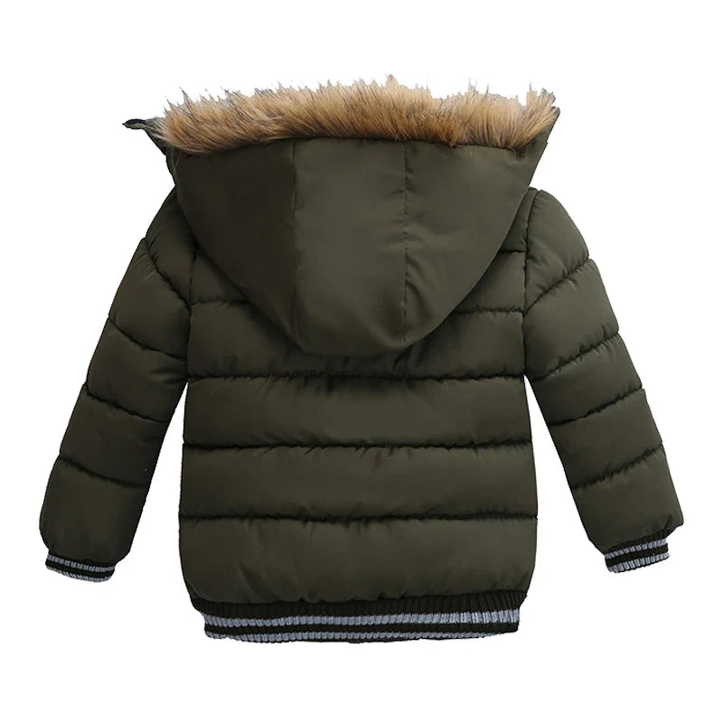 Kids Coats- Winter Hooded Puffer Coat - Kids' Parka Jacket- - IndioGear Women Clothing