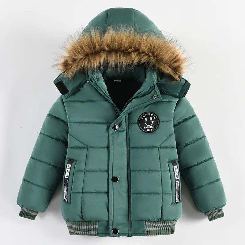 Kids Coats- Winter Hooded Puffer Coat - Kids' Parka Jacket- - IndioGear Women Clothing