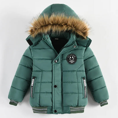 Kids Coats- Winter Hooded Puffer Coat - Kids' Parka Jacket- - IndioGear Women Clothing