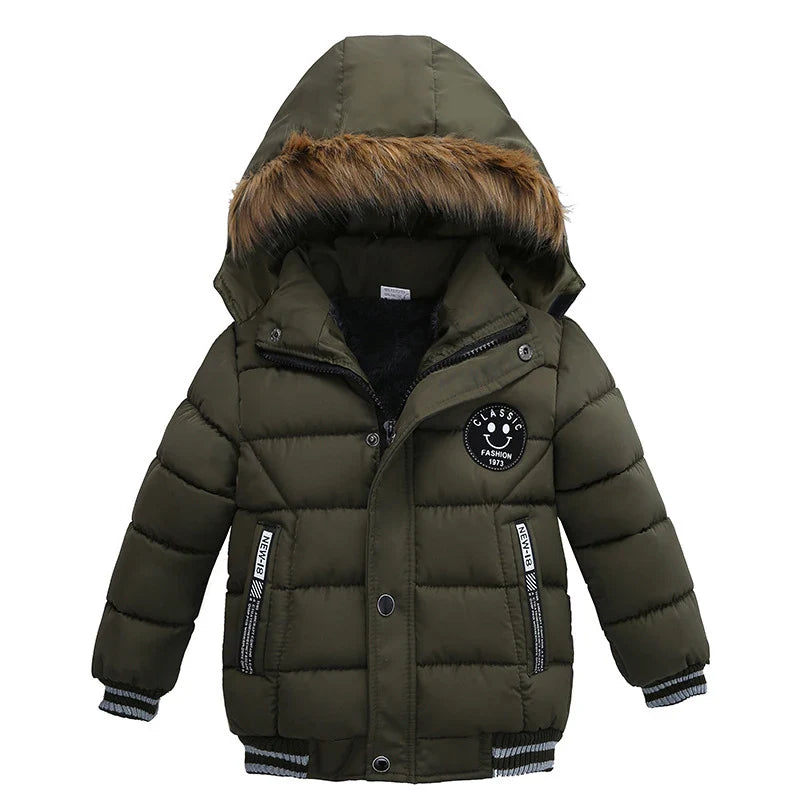 Kids Coats- Winter Hooded Puffer Coat - Kids' Parka Jacket- - IndioGear Women Clothing