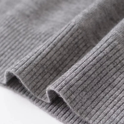 Knit Tops- Heathered Gray Top Sleeveless Sweater for Coffee Dates- - IndioGear Women Clothing