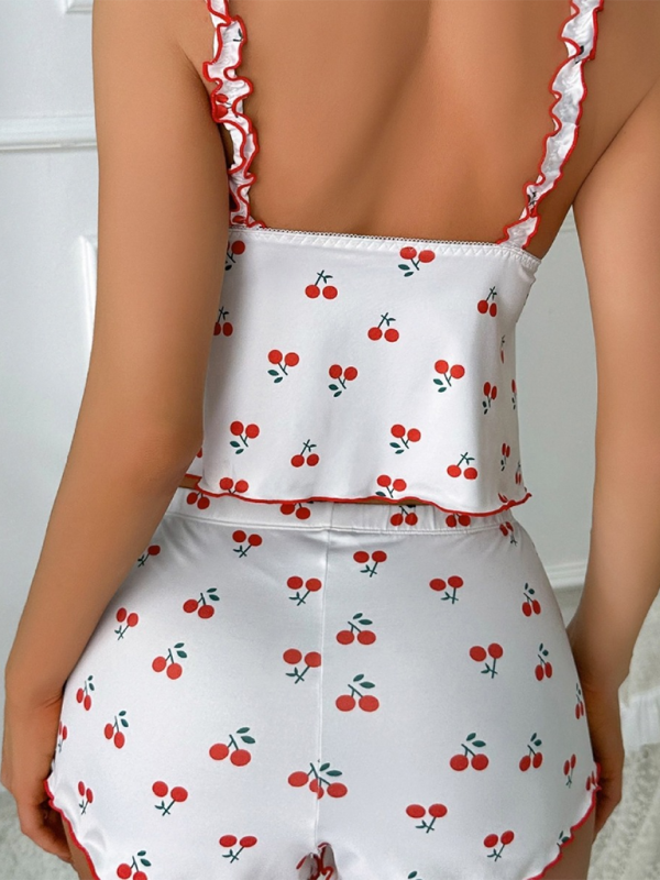 Loungewear- Cherry Delight Loungewear Set - Comfort All Day!- - IndioGear.com