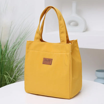 Lunch Bags- Fashion-Forward Office Lunch Organizer- Yellow- IndioGear Women Clothing